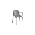 Уличное металлическое обеденное кресло Villa 2 Dark Grey1